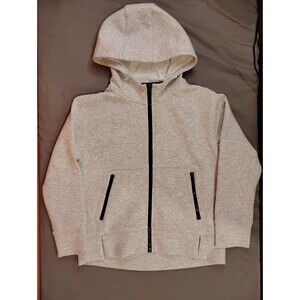 Girls DSG Full Zip Sport Fleece Hoodie Light Heather Gray Small 8-9